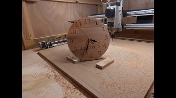Two sided CNC work - Simple clock for the first grader