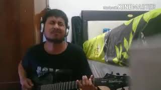 Burgerkill - through the sine guitar cover by rendra rois