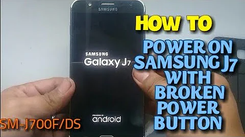 How to power on Samsung J7 with broken or defective power button (Tagalog) | OWEL TV