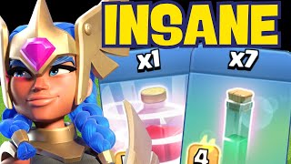 INSANE Mass Invis Royal Champion Charge?? Clash of Clans