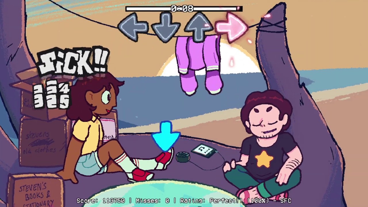 Jam Buds (Instrumental) - FNF VS Steven Universe Future (Vampire Queen + Fionna Mix & Jam Buds) OST