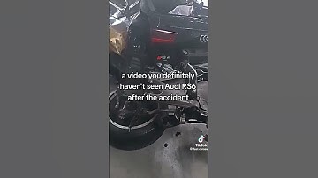 aftermath of the audi Rs6 crash 🕊#car #fypシ #crash #rs6crash #rs6avant #audi #autobahn #carcrash