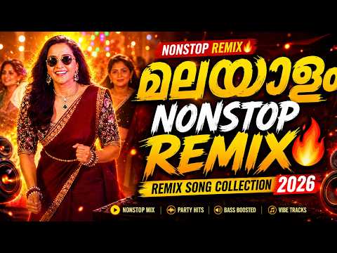 Malayalam Nonstop Remix 2026 🔥 Manju Warrier Dance Vibes | Remix Song Collection | Party Hits
