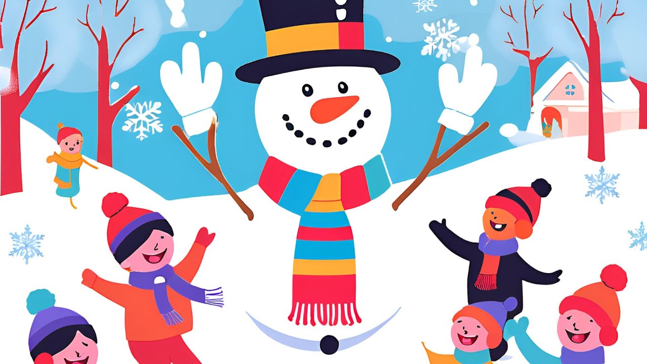 Frosty The Snowman with Lyrics Magical Christmas Fun For Kids - YouTube