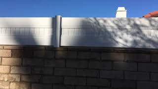 crown vinyl fence supply installation part 3 of 3 yWMs8cbKNXg 1080p