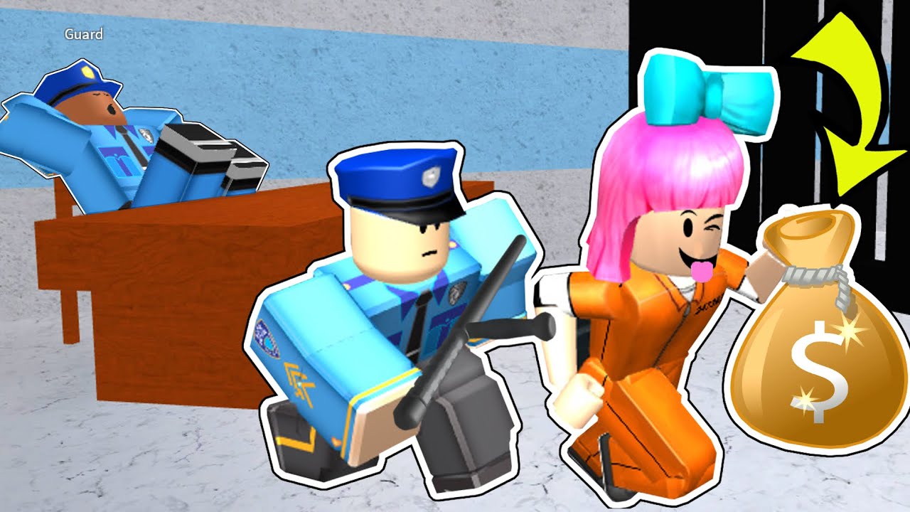 Roblox Escaping From Prison Youtube - pat and jen playing roblox