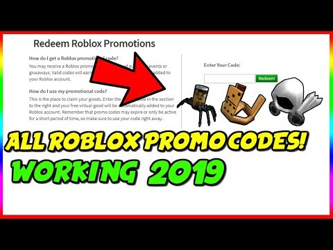 All Working Roblox Promo Codes May 2019 Youtube - roblox codes may 2019 for phones