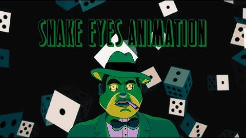 SNAKE EYES 🎲 🎲 RE-ANIMATED : BATMAN PROJECT