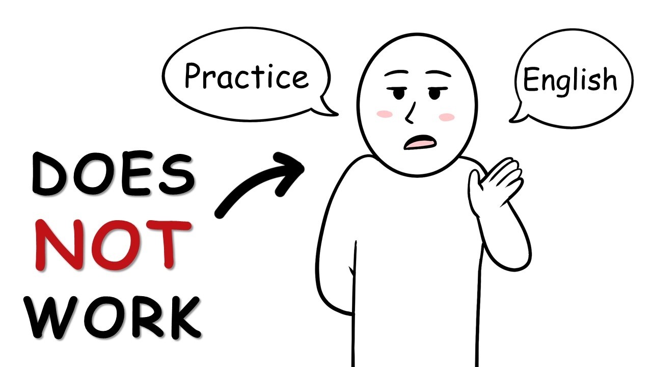 I found the reason you can't speak English well