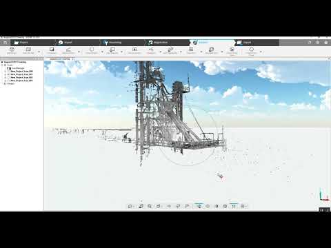 SCENE Creating a Project Point CLoud and Measuring in a Clipbox 23B