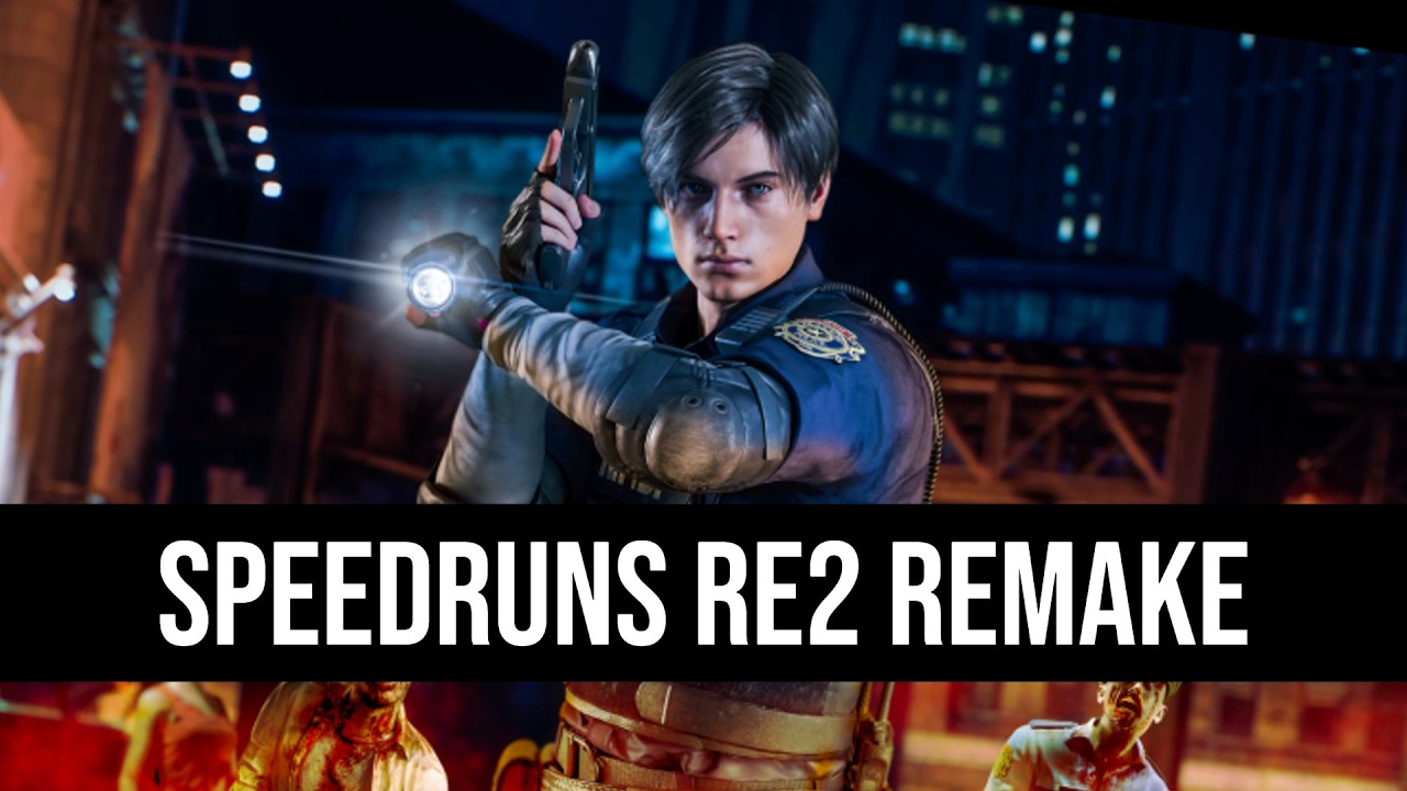 Re2 Speed Run Speedruns de Resident Evil 2 Remake - Leon A Padrão 120 FPS - YouTube