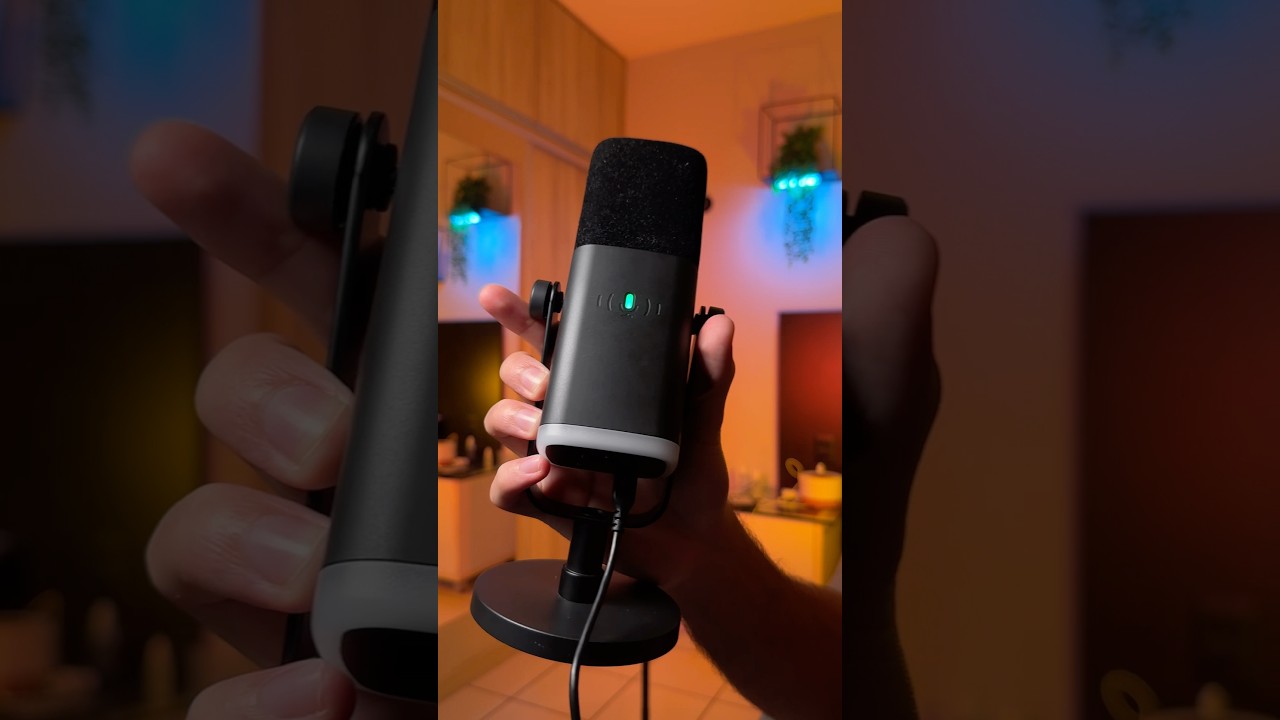 Testei o Microfone Barato Estilo podcast pra gravar vídeos. 
