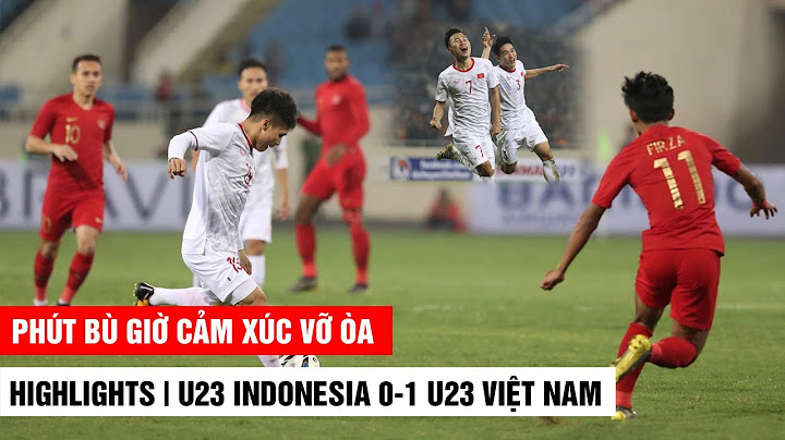Highlights | U23 Indonesia 0-1 U23 Việt Nam | Những Phút Bù Giờ Vỡ Òa Cảm Xúc | Khán Đài Online