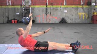 Demo: One Arm Kettlebell Weighted Sit-up