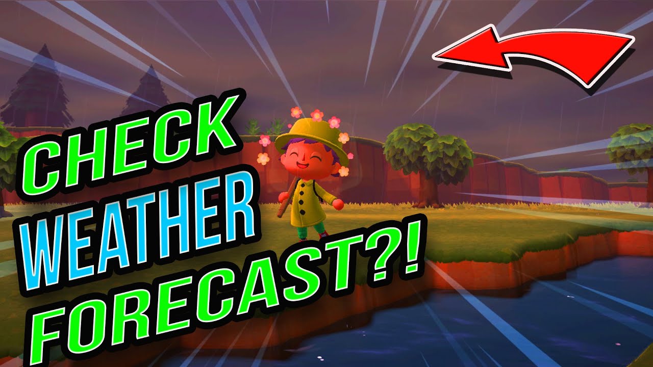 How to Check the Weather in Animal Crossing New Horizons Weather