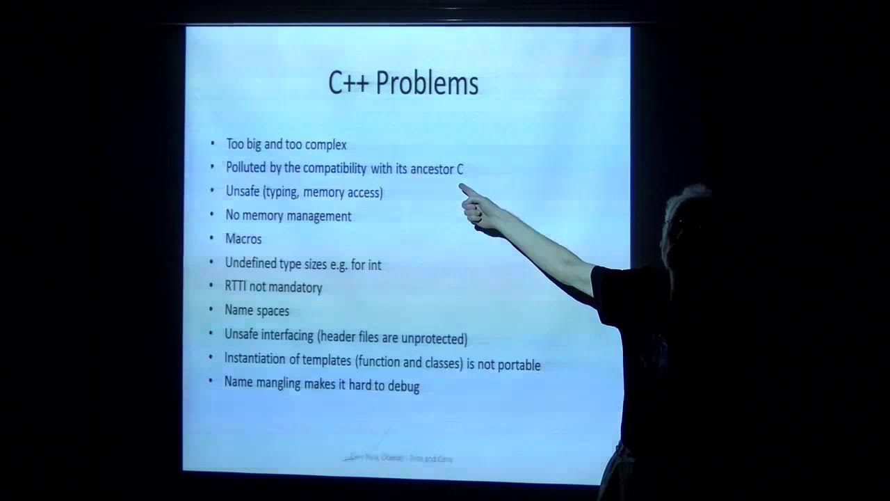 Eduard Ulrich C++, Java, Oberon Pros and Cons YouTube