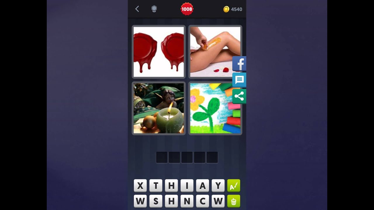 4 Bilder 1 Wort Feuerwerk Kerze - Test