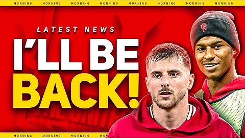 Rashford & Mount COMEBACK Promise! Amorim TRANSFER Hope! Man Utd News