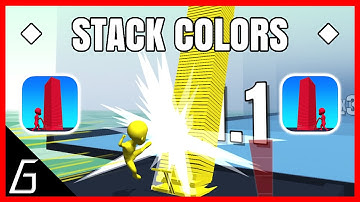 Stack Colors | Gameplay Part 2 | Level (16 - 30) + Bonus