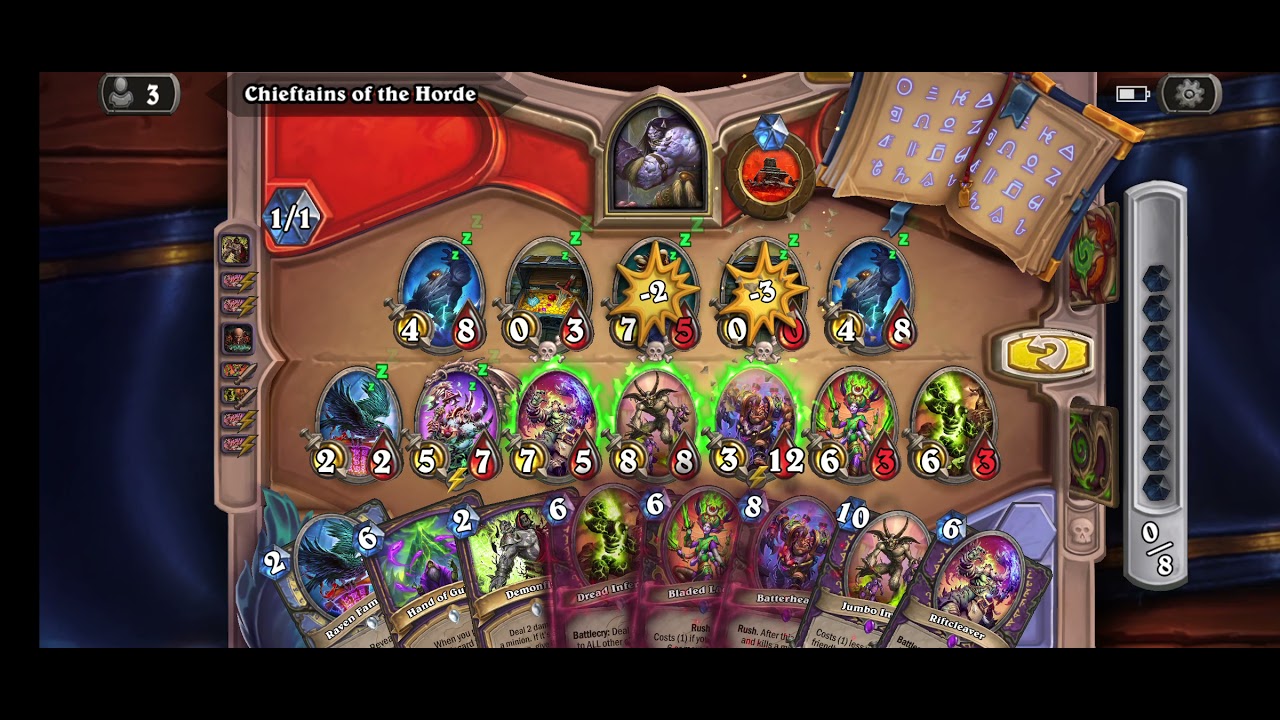 Heartstone Warlock Story : How To Do Chieftains Of The Horde 8/8