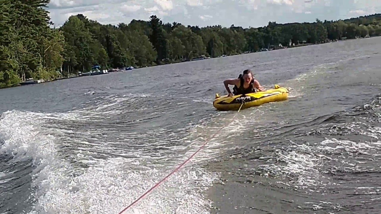 China Lake Maine tubing YouTube