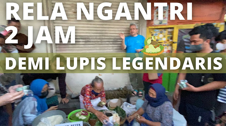 STREET FOOD VIRAL JOGJA LUPIS MBAH SATINEM TERENAK!!! | TERBARU 2022 #KULINERJOGJA