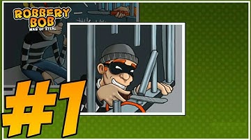 Robbery bob : Man of steel gameplay - part 1 - The Suburbs (Android/Ios game)