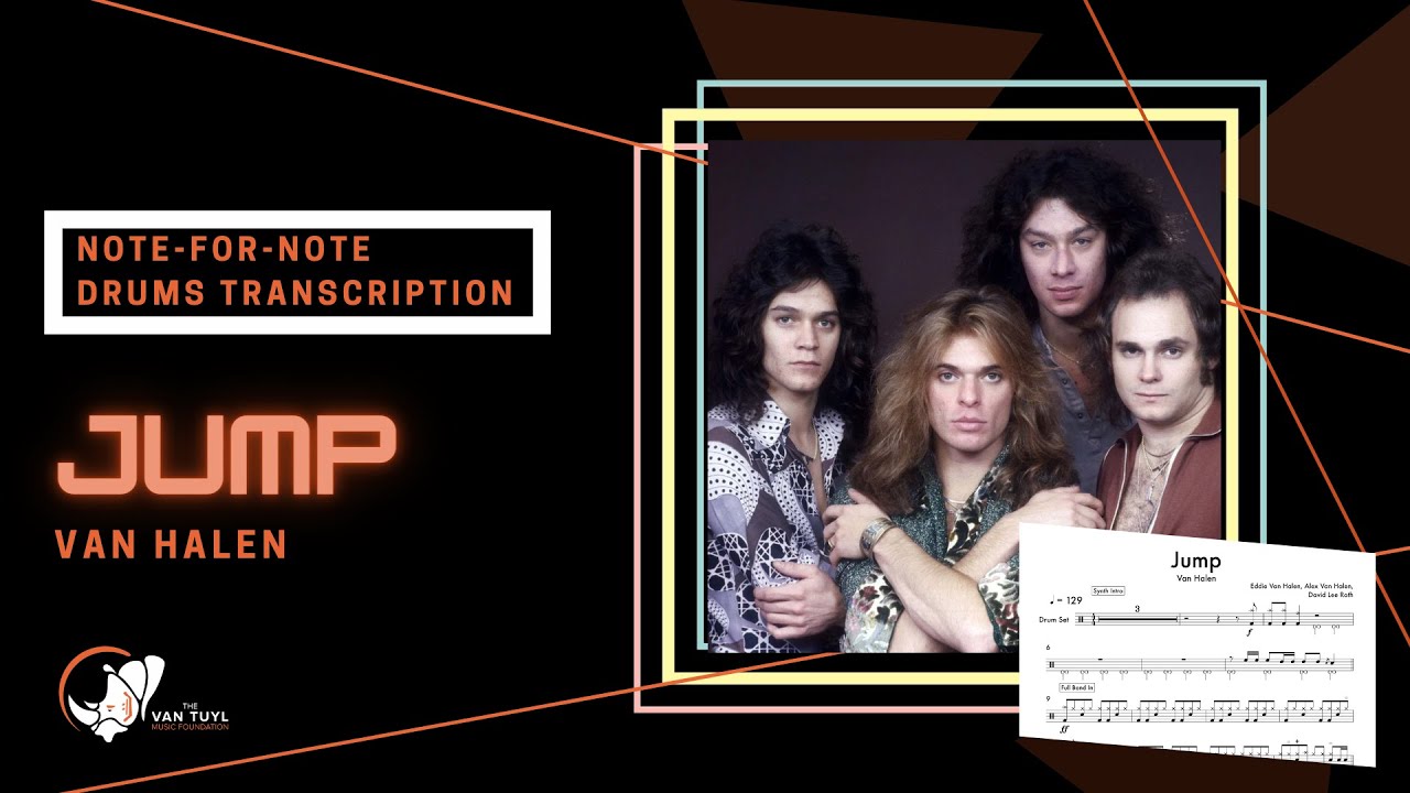 Jump Drums by Van Halen Transcription from The Van Tuyl Music