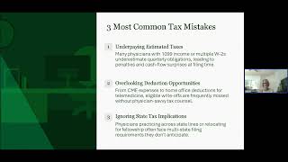7 Tax Mistakes Physicians Make Every Year