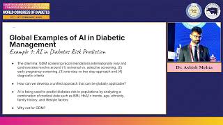 World Congress of Diabetes 2025 | Dr. Ashish Mehta | Day 1 | Diabetes Hall