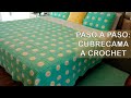 CUBRECAMA A CROCHET - PASO A PASO | #MANUALIDADESJULIA