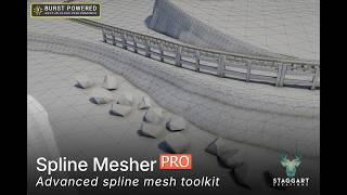 Spline Mesher Pro  - Unity Asset Store Trailer