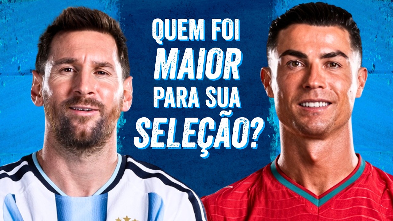 MESSI NA ARGENTINA X CRISTIANO RONALDO EM PORTUGAL: QUEM FOI MAIOR POR SUA SELEÇÃO? | Panela SporTV