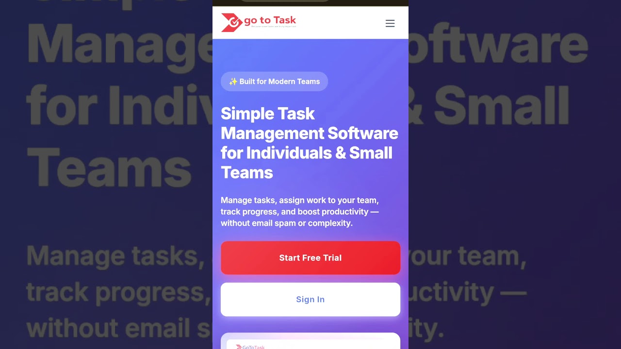 Go To Task. A task management tool: www.gototask.in 