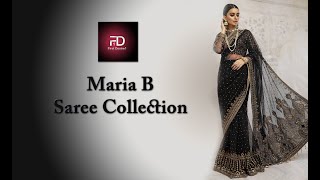 Maria B Couture Collection Black Saree Maria B Saree Collection By First Desire 1