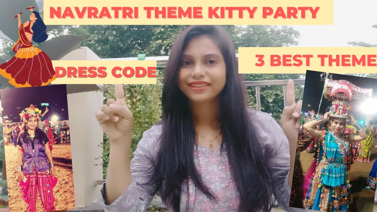 Navratri theme kitty party dress code, Garba Theme, Best Party Theme