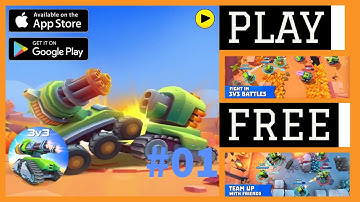 Tanks A Lot! - Realtime Multiplayer Battle Arena Game Walkthrough Gameplay - Part 1 (Android/ iOS)