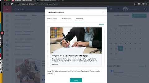 KW Command: Campaigns -  Facebook Post with Links