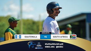Highlights | Game 1 Guatemala vs South Africa | 2024 WBSC Men's Softball World Cup Group C screenshot 4