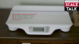 How to Calibrate the Rice Lake Digital Baby Scale Using Metric Weights | Step-by-Step Guide