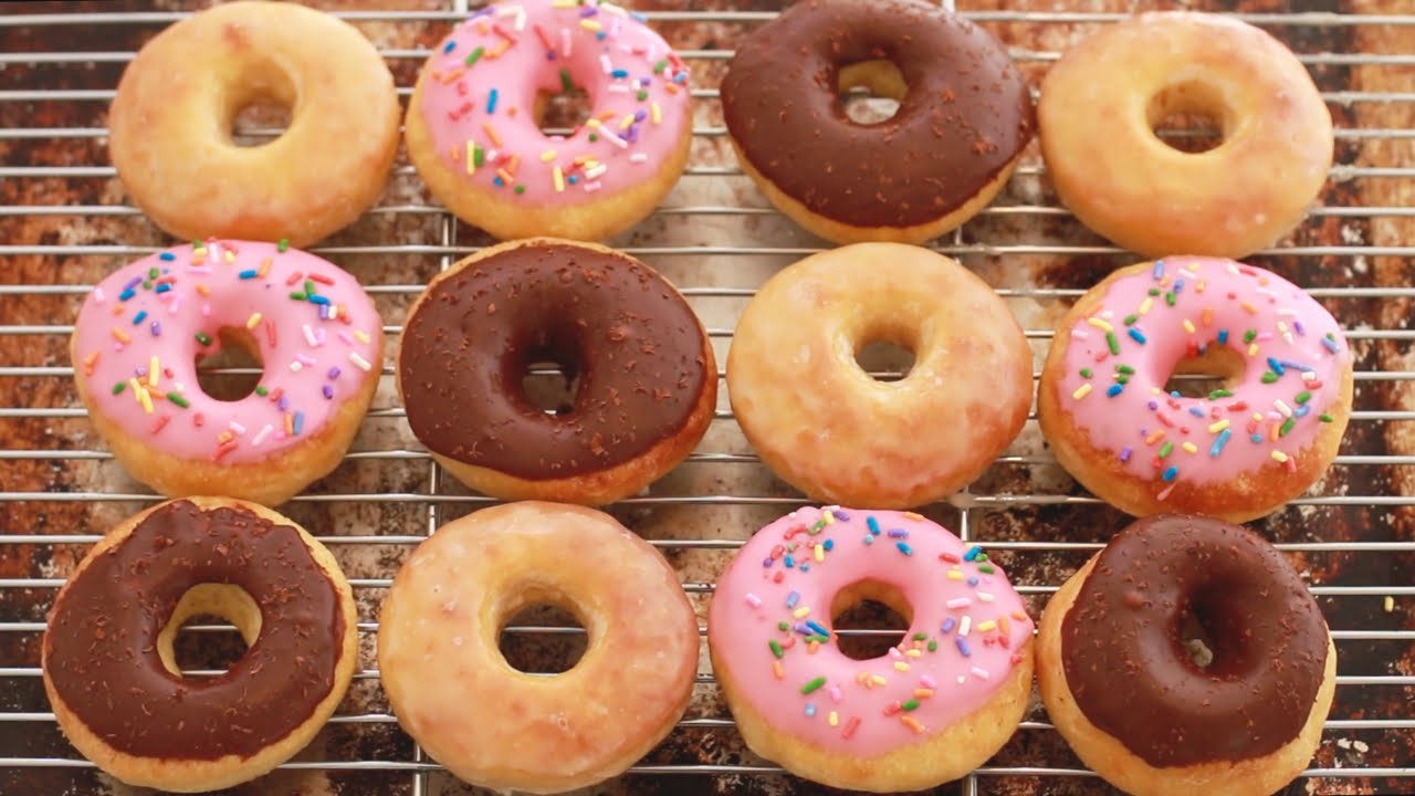 No Knead Donuts Baked Not Fried Gemma S Bigger Bolder Baking Youtube