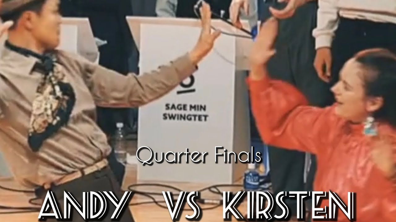 Quater Finals - Andy Seo vs Kirsten Lee @ AJW 2024 #AUTHENTICJAZZ #SWINGDANCE
