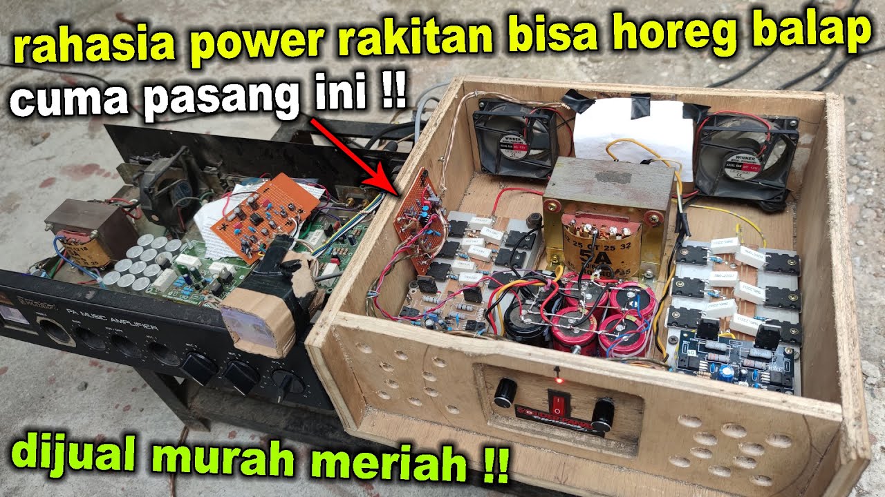 BEDAH TUNTAS isi power balap rakitan MALIKA audio DIJUAL MURAH !!
