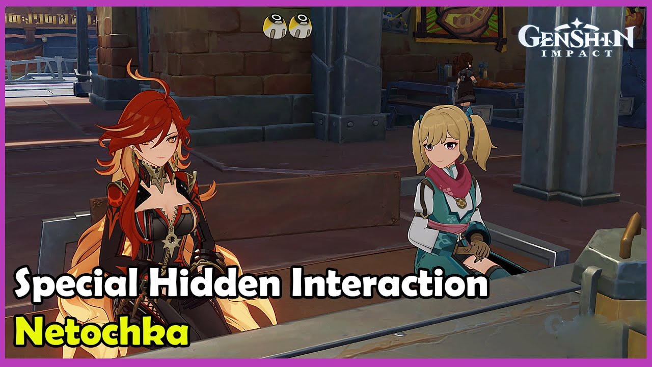 Special Hidden Interaction with Netochka | Genshin Impact