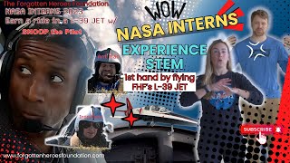 NASA's interns get to fly a jet! #jet