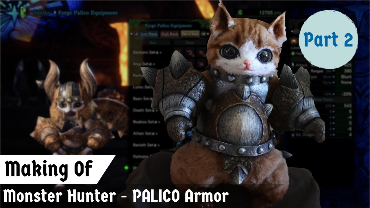 MAKING OF - Palico Diablos Armor IN REAL LIFE (part 2)