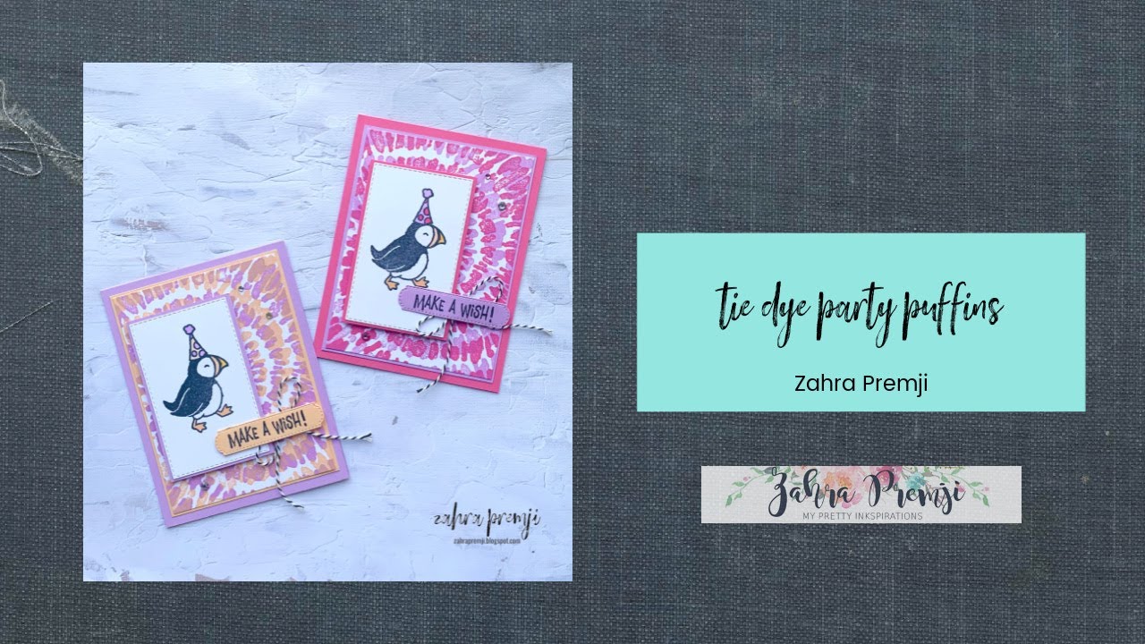 Tie Dye Party Puffins!