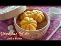 Bánh bao Bí đỏ mềm xốp thơm ngon - Halloween 2019