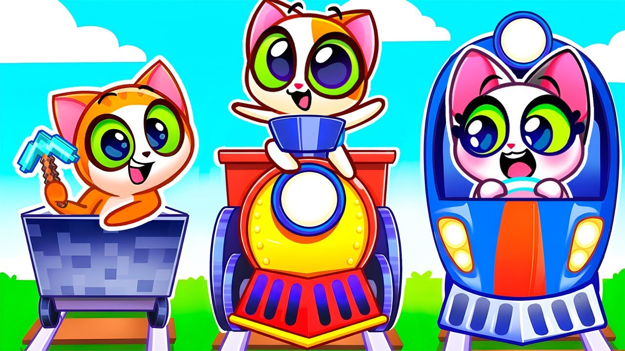 Train Safety Rules! 🚉🚨 SUBSCRIBE for Funny Kids Stories♥️