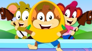 Monkey Rhymes Humpty Dumpty Sat On A Wall Nursery Rhymes Baby Rhyme